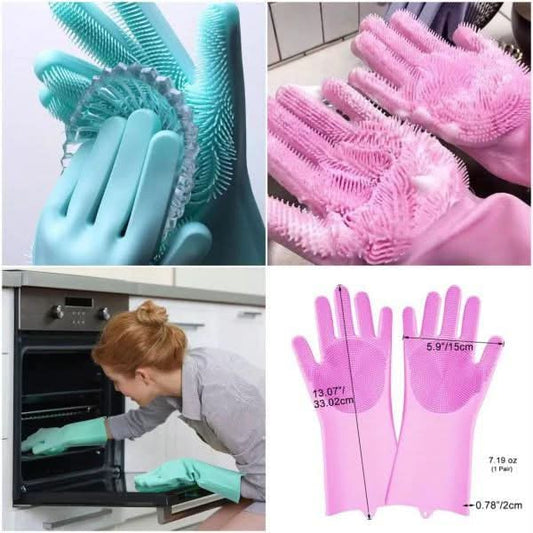 Washing Gloves, Silicone Dish Washer, Hand Gloves For Cleaning